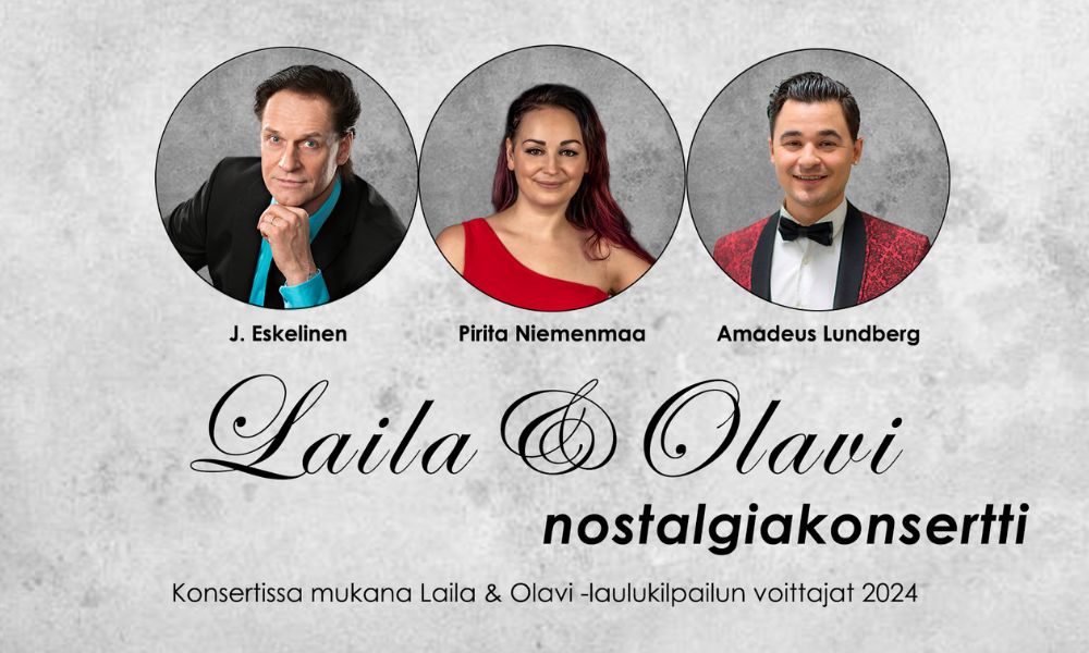 Laila ja Olavi konsertin esiintyjät