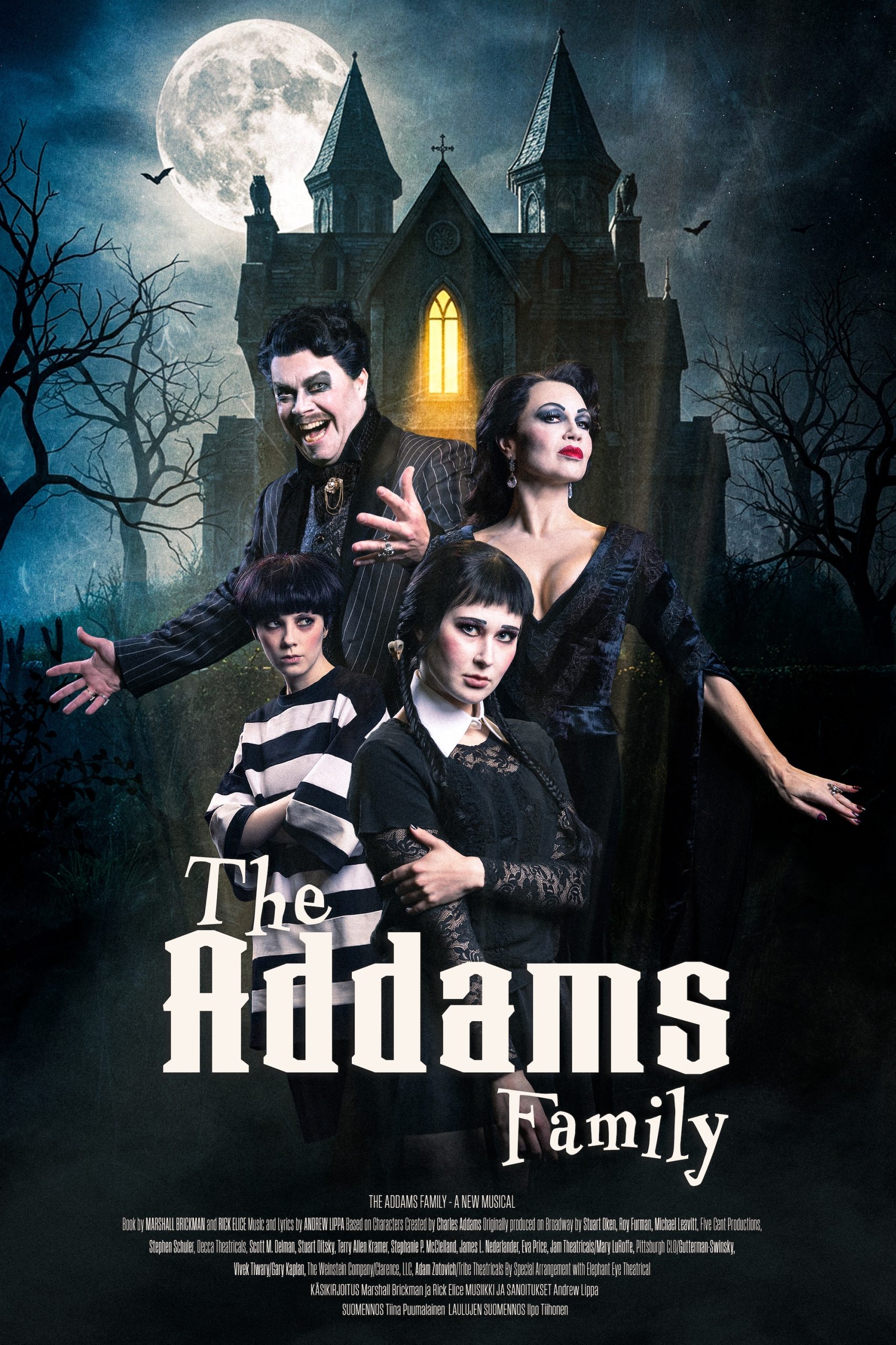 The Addams Family -musikaalin hahmot.